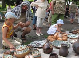 Father with his children