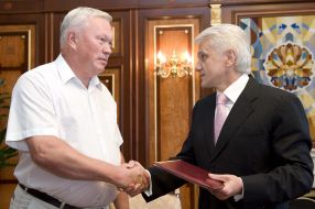 Владимир Литвин и Владимир Мухин