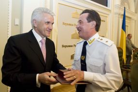 Владимир Литвин и Николай Маркин