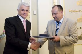 Владимир Литвин и Николай Пархоменко