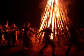 Midsummer Night fire
