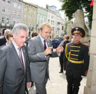Andrey Sadovy and Heinz Fischer