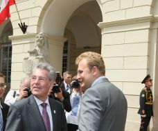 Andrey Sadovy and Heinz Fischer