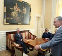 Visit of the President of Austria to the Potocky Palace