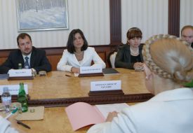 Yuliya Timoshenko and Ceyla Pazarbasioglu