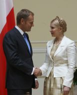 Yuliya Timoshenko and Donald Tusk