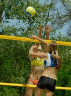 Sportswomen at play