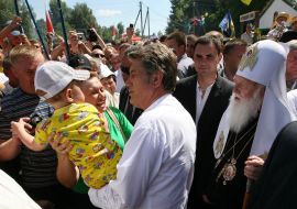 Filaret and Viktor Yushchenko
