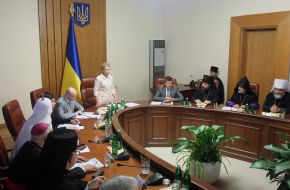 Встреча Тимошенко с представителями Совета церквей Украины