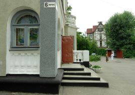 Restaurant at sanatorium territory