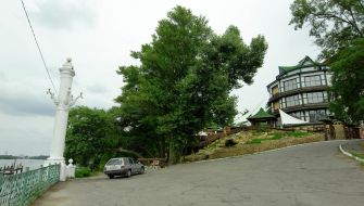 Restaurant at sanatorium territory