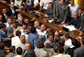 Fight between deputies