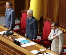 Aleksandr Lavrinovich, Vladimir Litvin and Nikolay Tomenko