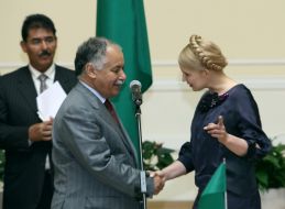 Yuliya Timoshenko and al-Baghdadi Ali al-Mahmudi