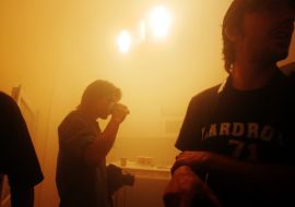 Press-conference participants