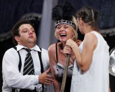 Mikhail Politseymako, Yuliya Menshova and Olesya Zheleznyak