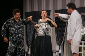 Mikhail Politseymako, Olesya Zheleznyak and Andrey Ilin