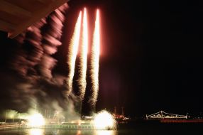 Festive fireworks