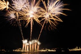 Festive fireworks