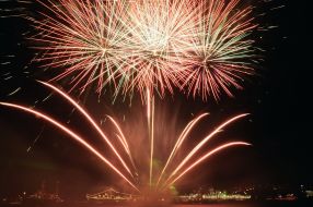 Festive fireworks