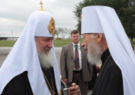 Patriarch Kirill and Metropolitan Vladimir