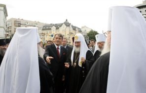 Віктор Ющенко, Патріарх Кирил та Митрополит Володимир