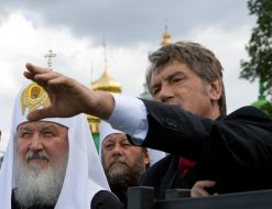 Патріарх Кирил та Віктор Ющенко