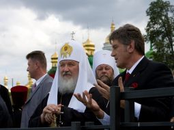 Патріарх Кирил та Віктор Ющенко