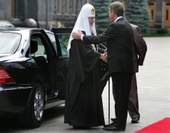 Патріарх Кирил та Віктор Ющенко