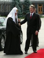 Патріарх Кирил та Віктор Ющенко
