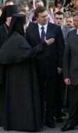 Viktor Yanukovich and Mother Serafima