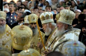 Patriarch Kirill and Metropolitan Vladimir