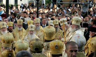 Patriarch Kirill and Metropolitan Vladimir