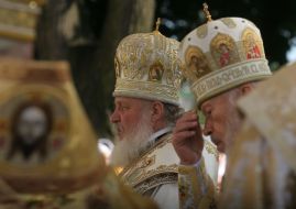 Patriarch Kirill and Metropolitan Vladimir