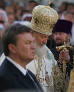 Patriarch Kirill and Viktor Yanukovich