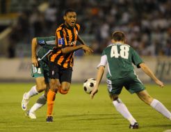 Luiz Adriano, Vladimir Chesnakov and Armend Dallku