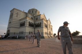 Сотрудники милиции