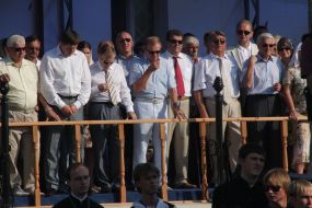 Leonid Kuchma, Maksim Lavrinovich, Sergey Kunitsyn and Vladimir Litvin