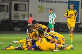 Players of  Metallist FC (Kharkov)