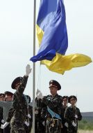 Officers’ parade servicemen