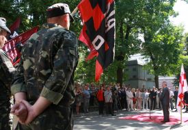 Сторонники УНА-УНСО