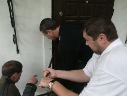 The members of ”Our Kitaevo” action group