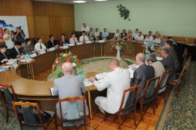 Meeting of Chinese delegation with leaders of regional council and regional administration of Zaporozhye