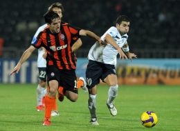Ilsinho, Genrikh Mkhitaryan and Konstantinos Makridis