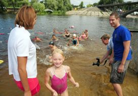 Yana Klochkova and Denis Silantev