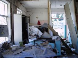 Зруйнована їдальня школи