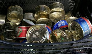 Overdue tinned of seafood