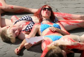 Пикет против открытия сезона охоты