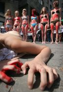 Пикет против открытия сезона охоты