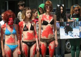 Пикет против открытия сезона охоты